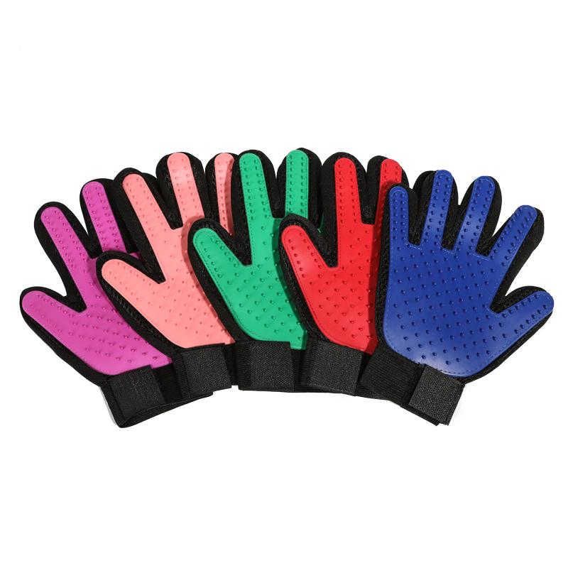 

Pet Bathing Gloves, Petting Cats, Massage Brushes, Cleaning Pet Supplies, Small Dogs, Dogs and Cats Left hand 1pc зелёный