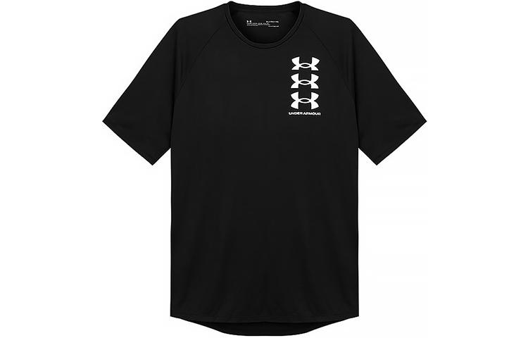 Under Armour Raglan Sleeve T Shirt Men s Black 1361504-001 L