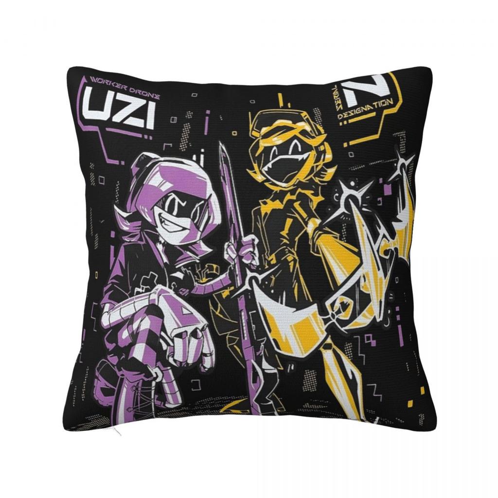 Vražedné drony Komedie Uzi Povlak na polštář Roztomilý Vtipný povlak na polštář Čtvercový Grafický povlak na polštář Povlaky na polštáře na pohovku Domácí dekorace