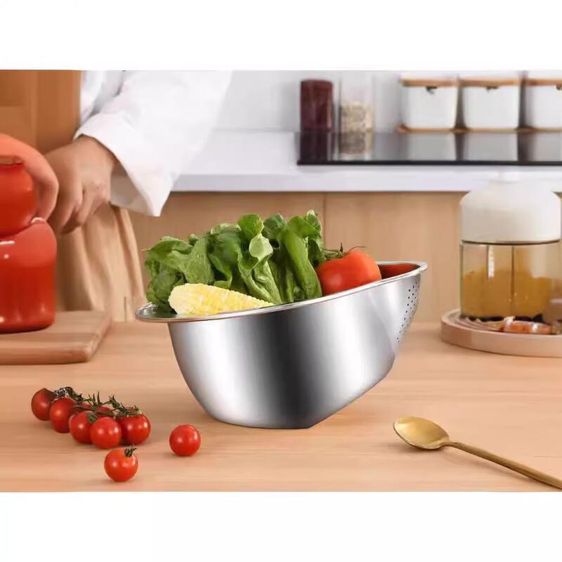 ZISIZ 201 Stainless Steel Rice Strainer