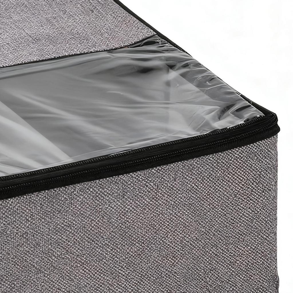 Under Bed Storage Containers Foldable With Clear Lid Handles Under The Bed Storage Bins For Closet Bedroom Living Room Home
