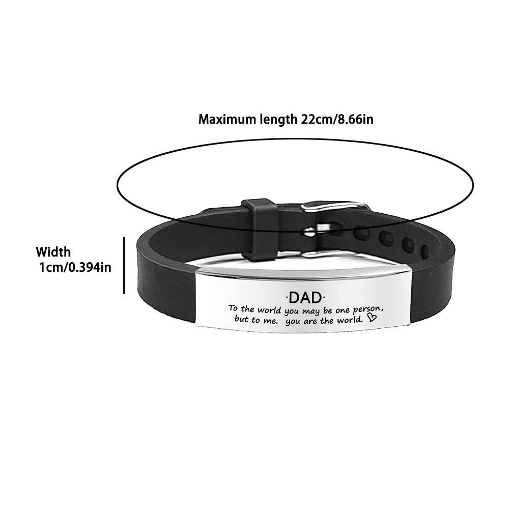 Stainless Steel Family Bracelets Father's Day Gifts Bracelet for Father Father Gifts