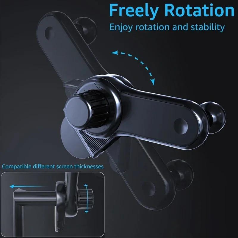 Universal Magnetic Phone Holder for Car Display Screen 360 Rotation Strong Magnet Car Mount for MagSafe iPhone 16 15 14 Xiaomi