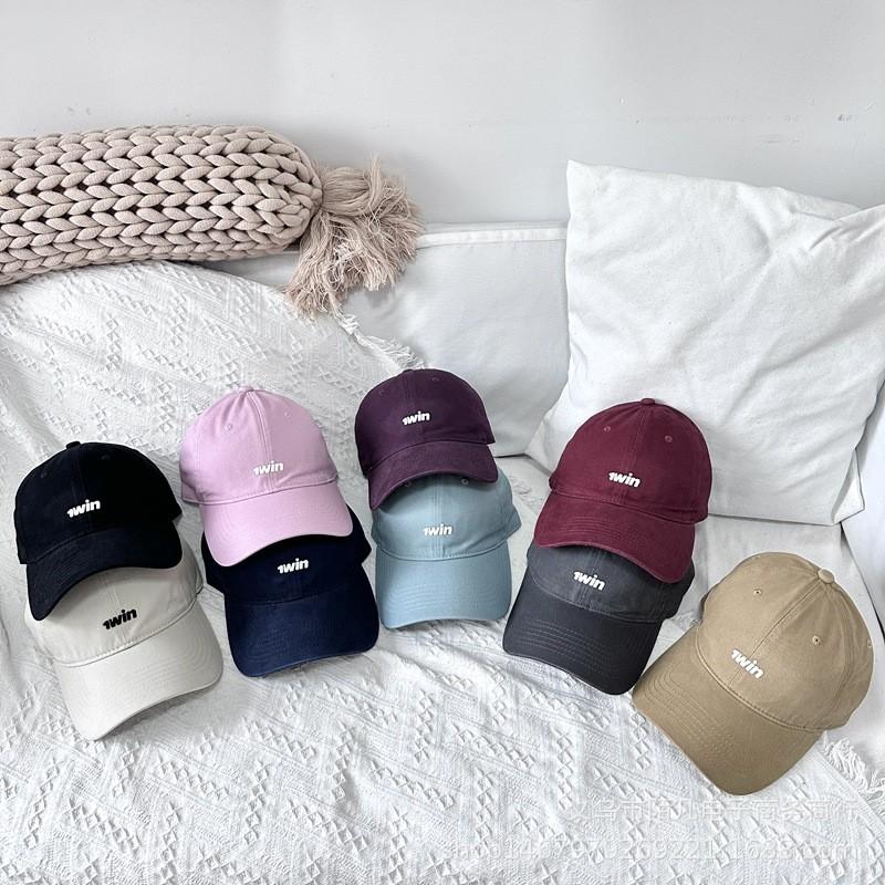 American Casual Vintage Letter Embossed Baseball Cap With Curved Brim For Women And Men