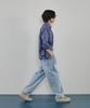 Modenaleudeo Work Pocket Balloon Denim Pants (Light Blue)