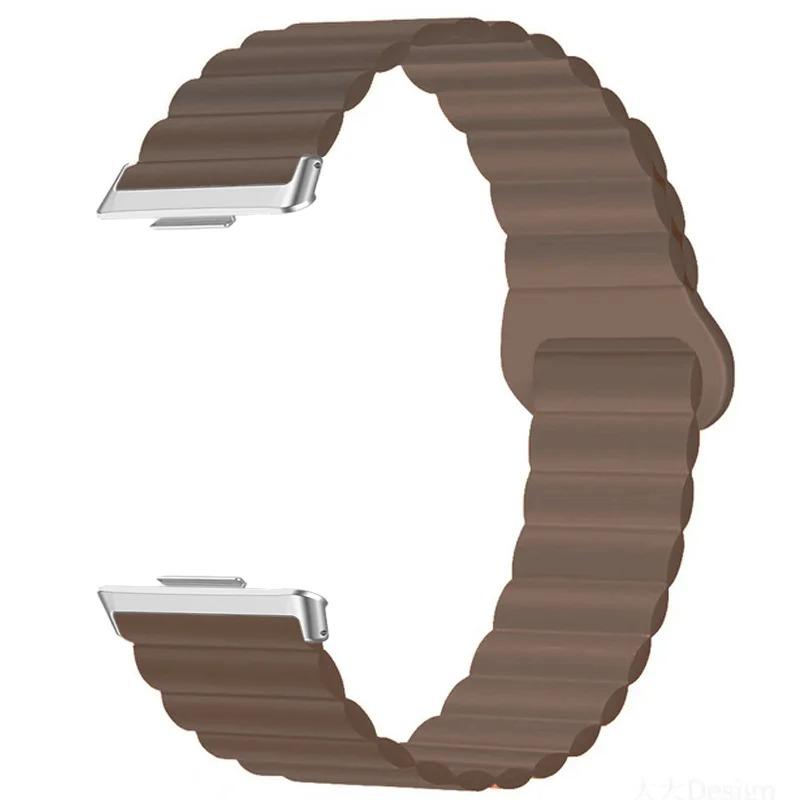 Silicone Sport Watchband For Huawei Watch Fit 4 Fit 4Pro Fit 3 Magnetic Loop Bracelet For Huawei Watch Fit3 Smartwatch Wristband