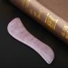 1pc Natural Rose Quartz Crystal Massage Wands Stone Face Massaging Tool Smooth 115mm 4.5in