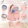 Grundschule Schultasche Dreiteiliges Kombinationsset Mädchen Freizeitrucksack