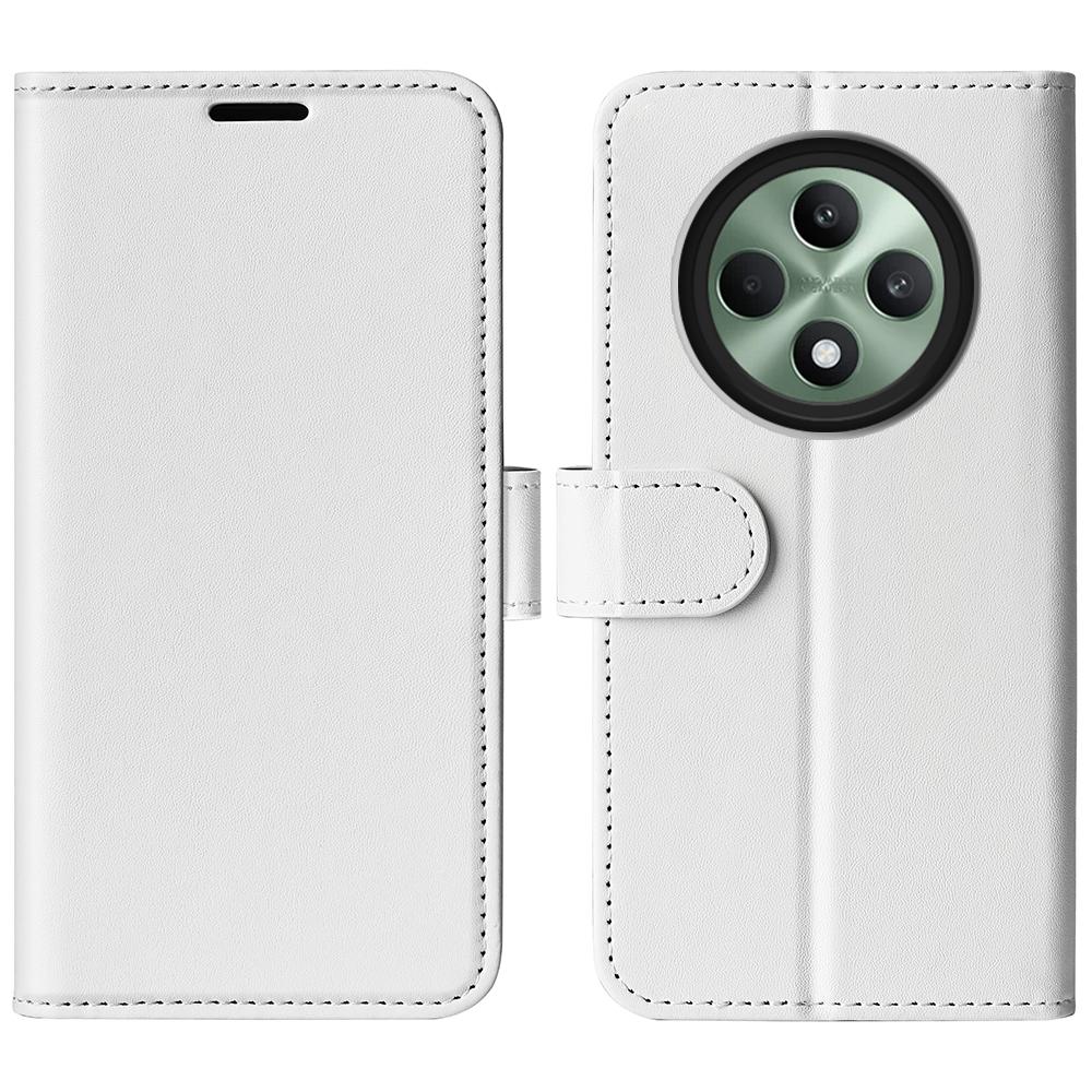 For Oppo Reno12 F 5G Case Crazy Horse Texture Leather Stand Phone Cover with Wallet