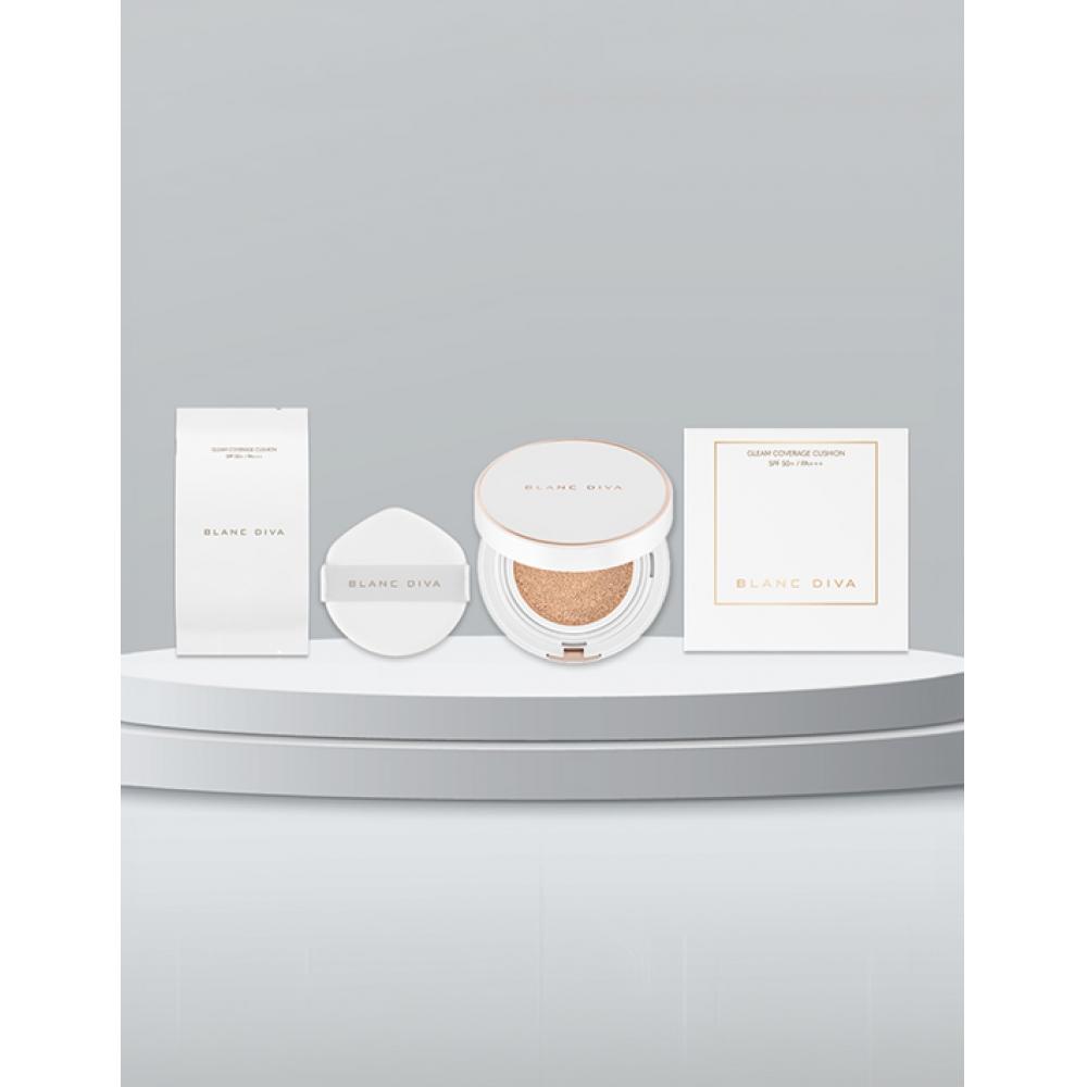 Blandiva Gleam Coverage Cushion Essential+refill Set