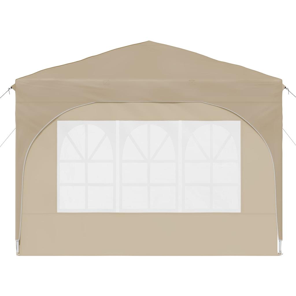 Pop Up Party Tent 290 X 290 X 245 Cm Cream