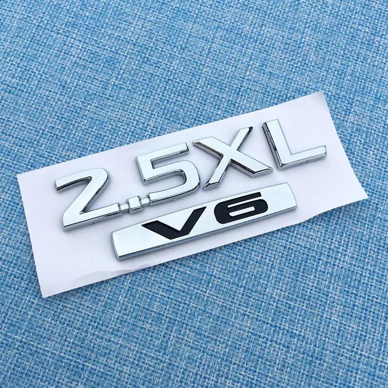 2.5XV 350JM 2.5XL 230JK 250XV V6 TEANA letter badge car stickers For Nissan Teana displacement label body trunk decorate logo