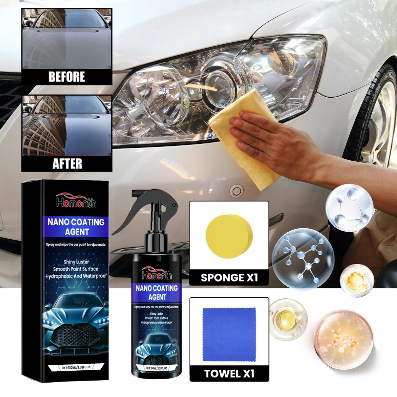 Hydrophobic Nano Ceramic Coating Agent for Cars Crystal Glass Liquid Polish for Waterproof Shine