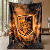 Hull City Football Print Flannel Blanket, Soft Warm Lightweight Throw Blanket for Sofa Bed Camping