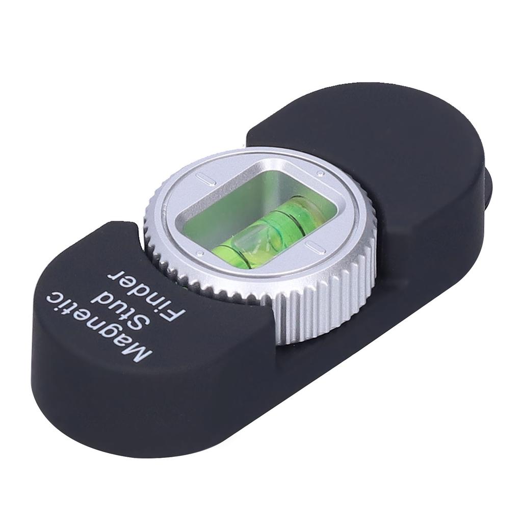 Magnetic Stud Finder Portable Metal Detector with Level Gauge for Steel Nails ScrewsBlack