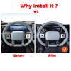 For BYD Leopard 8 2024 2025 Leopard 5 -2026 ABS carbonfiber Interior  Steering Wheel direction control Cover Car Accessories