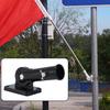 Flag Pole Holder Wall Mounted Adjustable Hardware Sturdy Mounting Bracket Easy to Install for Porch,