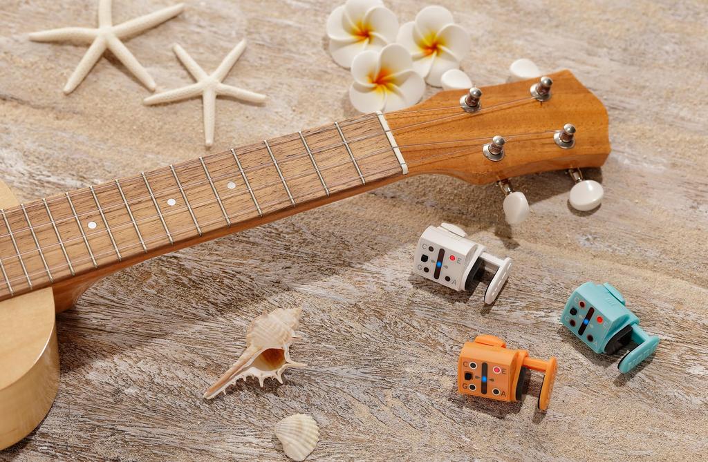 KORG Ukulele Tuner Beach White MiniPitch-WH