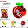 Free Shipping Alloy Yo-Yo: Luminous Competition & Sleep-Supporting Toy for Kids