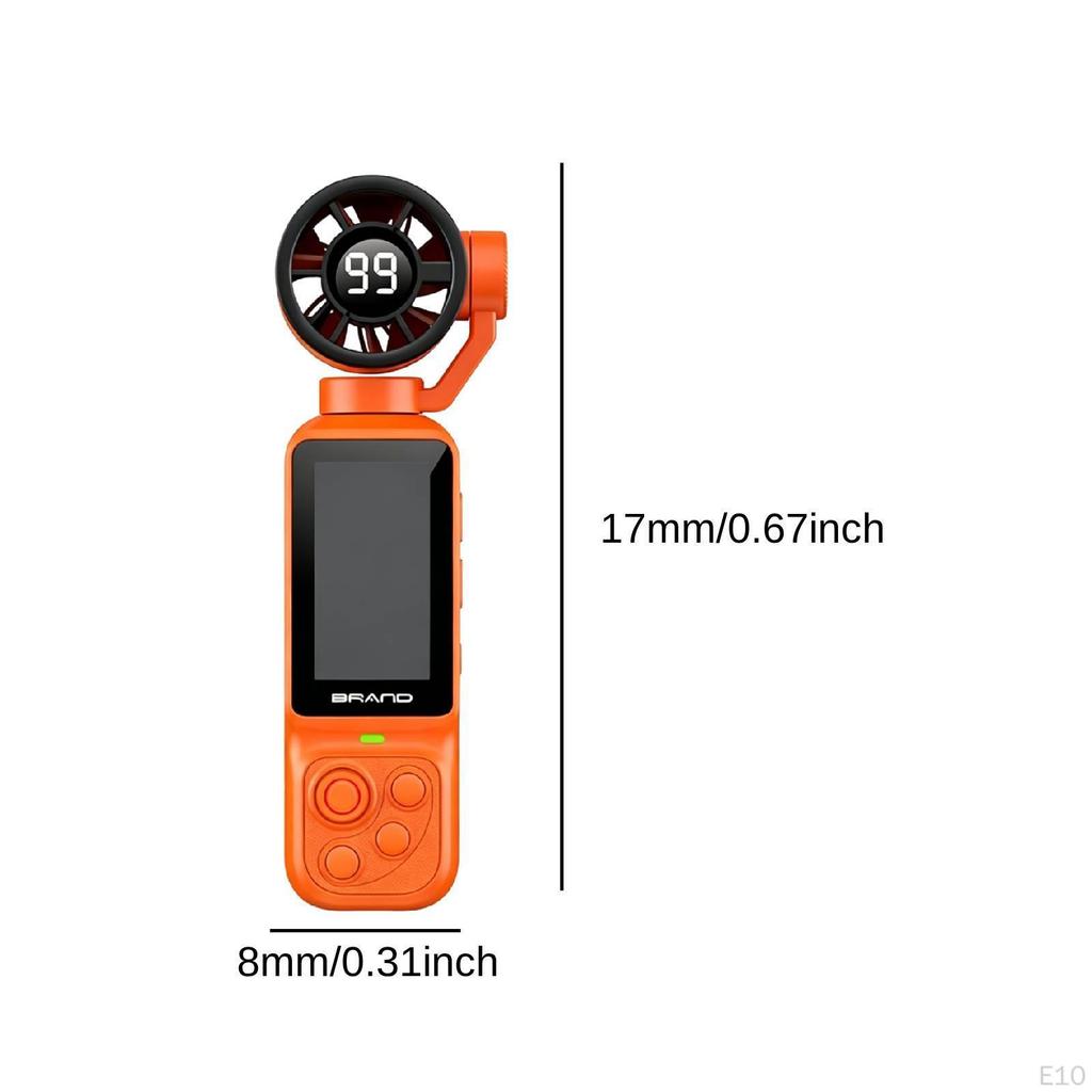 Pocket Fan Camera Flexible Mounting 1080P HD Video Professional Rechargeable