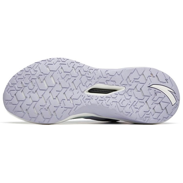 Anta 2.0 Shock Absorption Non-Slip Wear-Resistant Low-Top Running Shoes Women Sneaker White Blue Purple 122215586-2