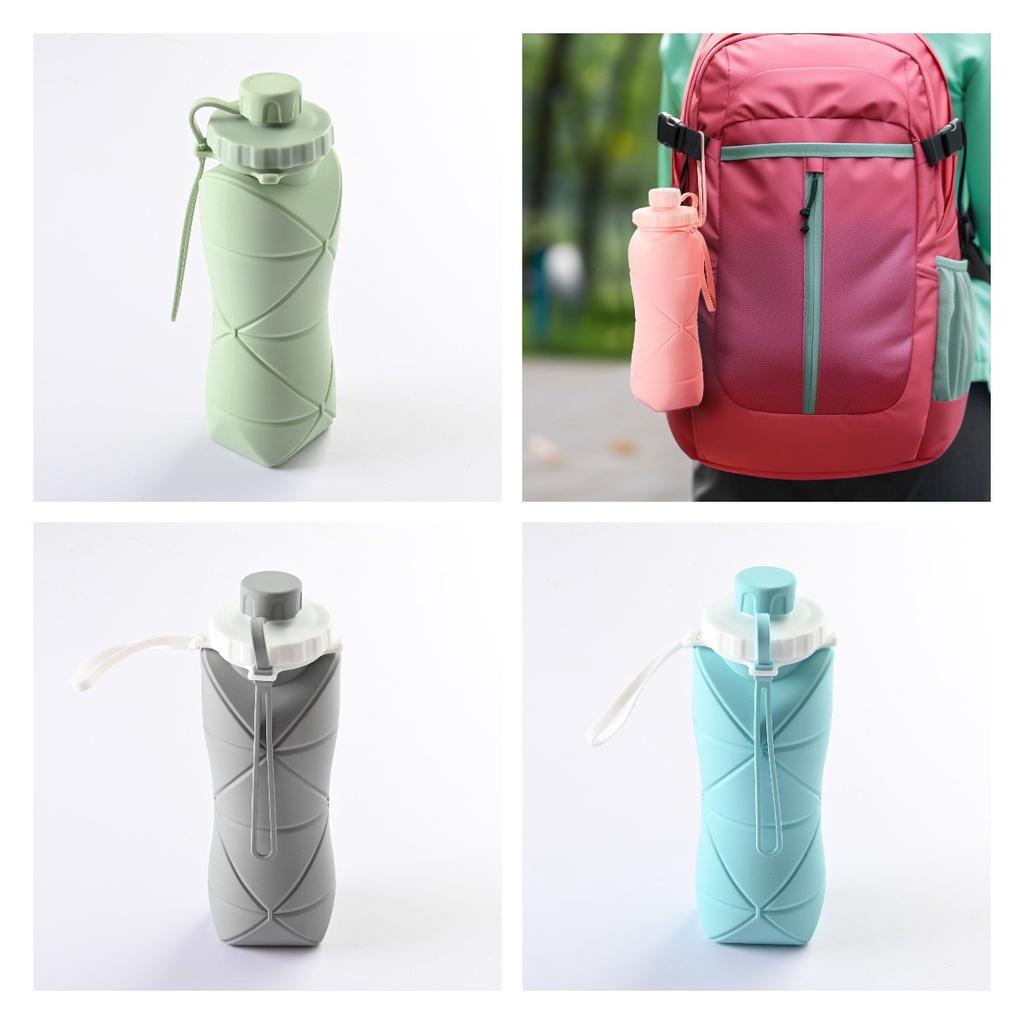 Copo Dobrável Telescópico Portátil Para Viagens ao Ar Livre, Esportes, Material de Silicone Resistente ao Calor