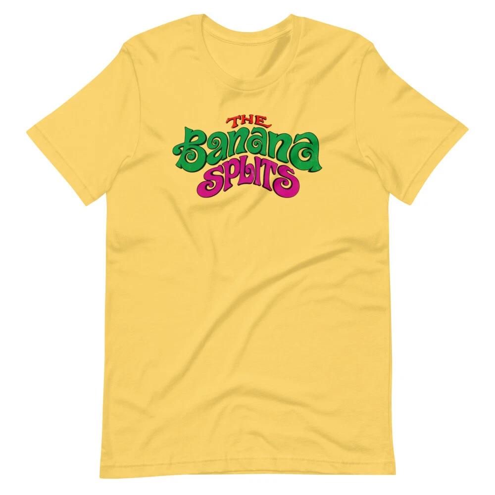 THE BANANA SPLITS 70s Graphic Tee Shirt Yellow Unisex t-shirt S