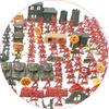 330-Piece Children's Military Toy Set: 4cm Small Soldier Figurines