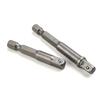 Socket Adapter Bit Adapter 1/2 3/8 1/4 2/3/8pcs Drill