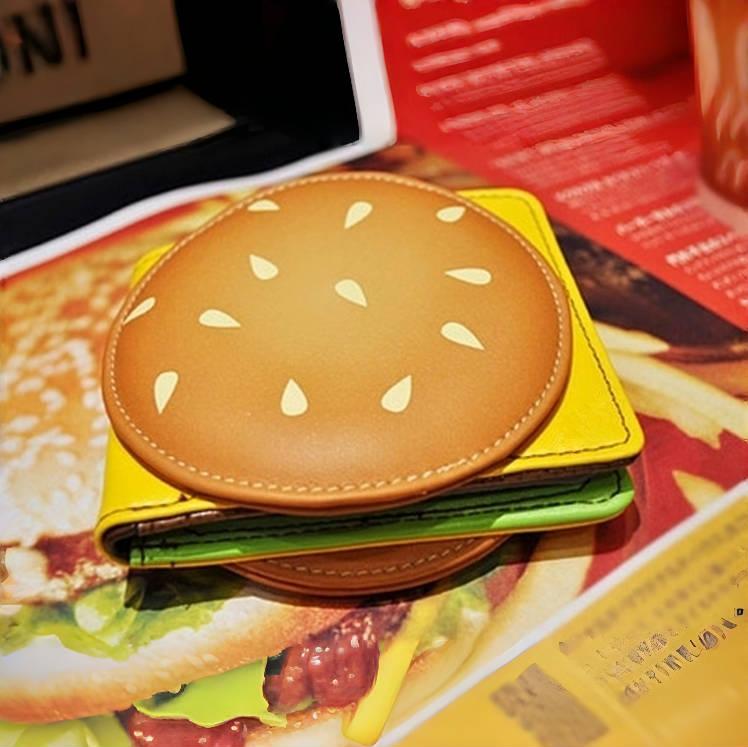 Burger Shaped Women's Cute Wallet Cheeseburger Wallet Novelty Gift Party Exquisite Wallet