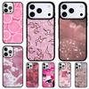 Pink Aesthetics Shockproof Phone Case for iPhone 17 Air 16e 15 11 12 14 13 Pro Max Cover Coque