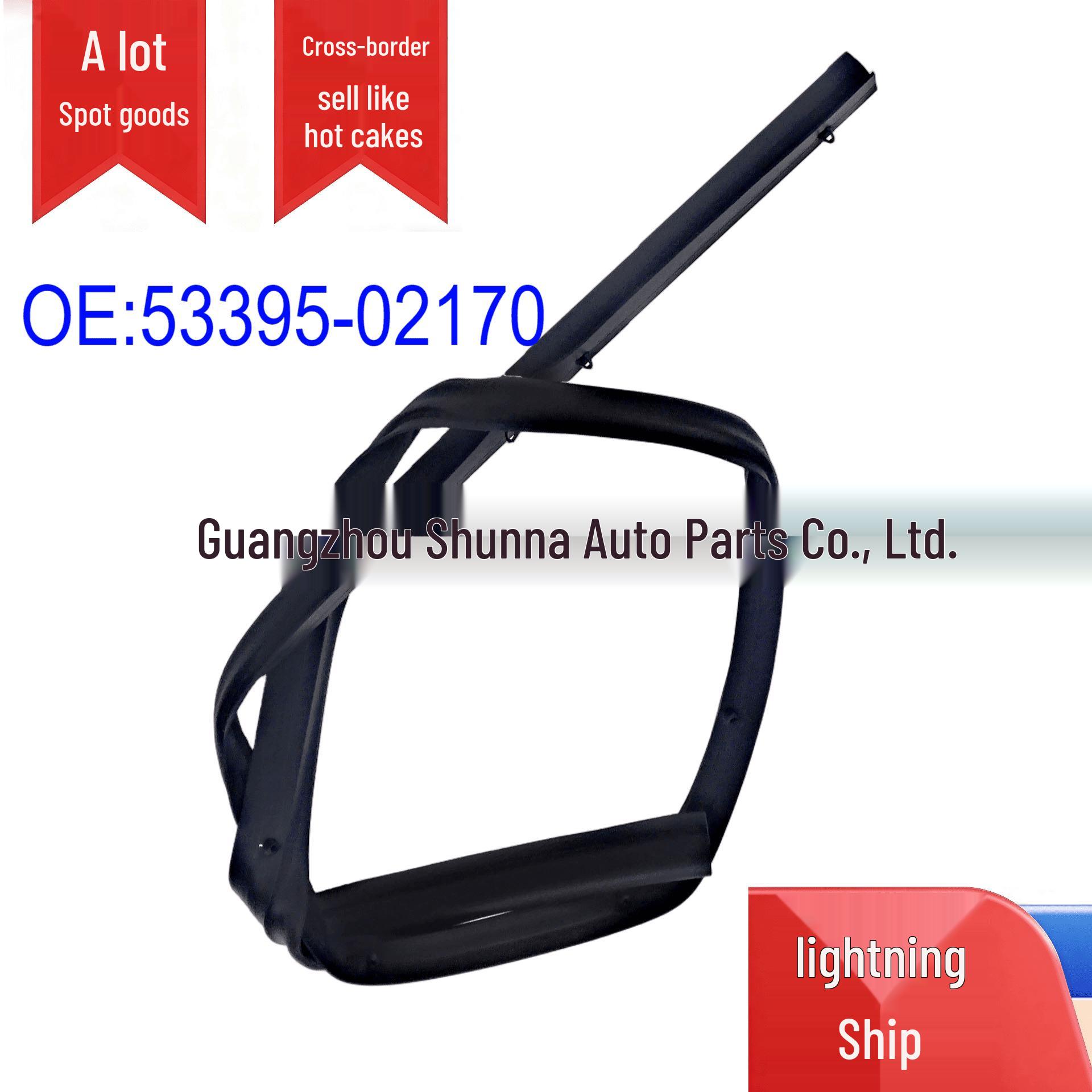 53395-02170 Hood Grille Rubber Strip for Toyota Corolla NRE210, MZEA17 Car Seal Strip