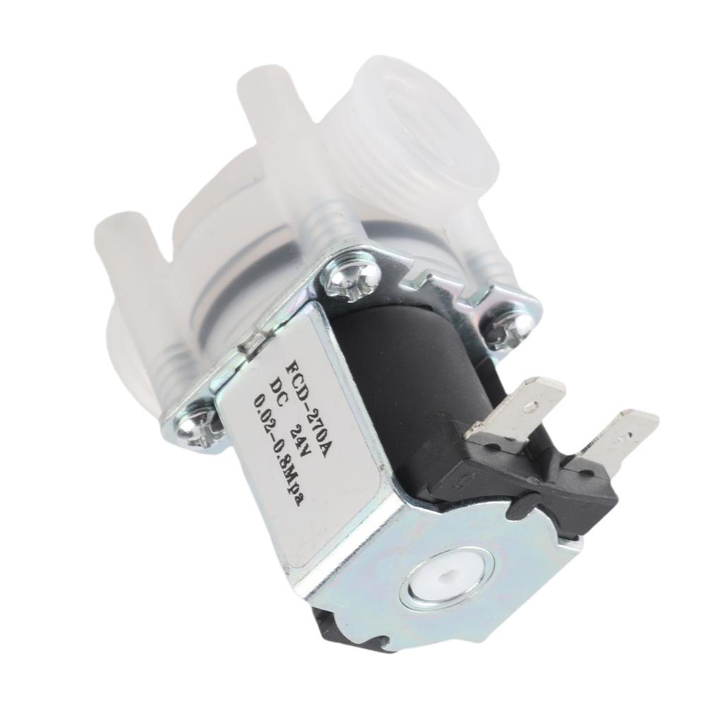 1 4 Inch Normally Closed N C Type 24V DC Plastic Solenoid Valve for Pure Water Machine