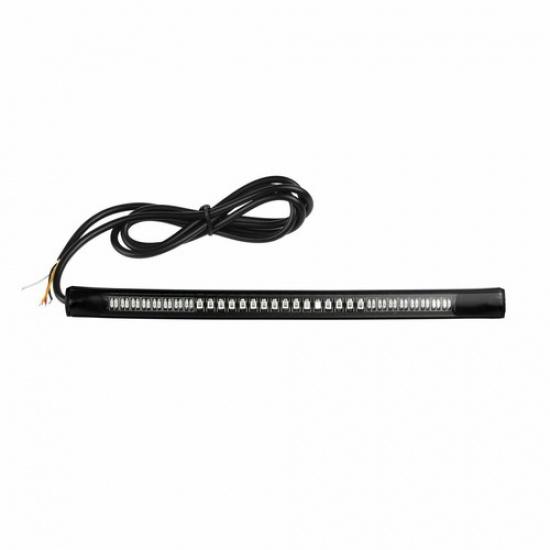 48 LED Flexible Car Wireless Remote Lamps Red Color Turn Signal Brake Light 22''