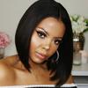 Wig Female Short Hair Bobo Head Short Straight Hair African Wig Female Fluffy Bobo Chemical Fiber Headgear