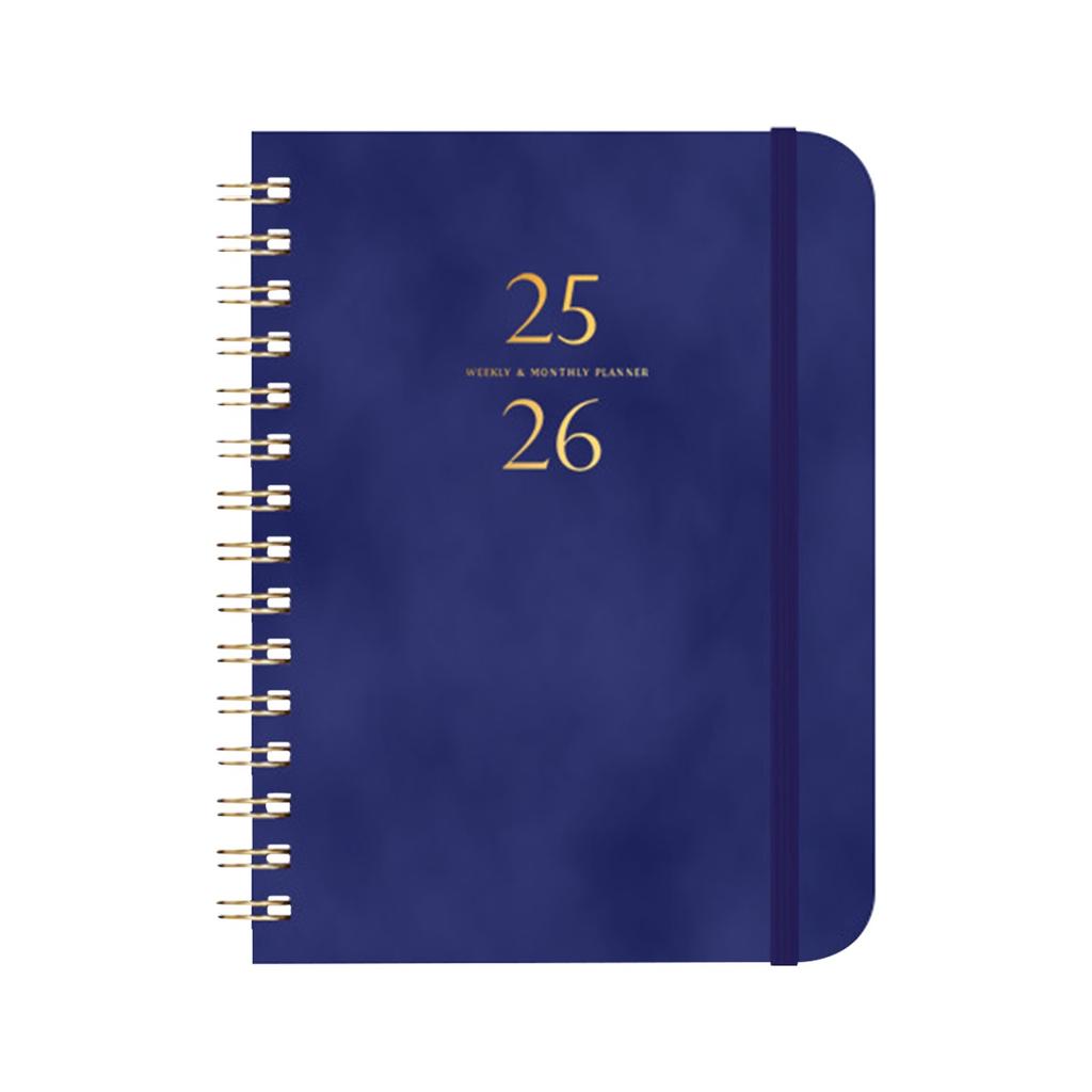 Daily Planner, Hard Cover Calendar Planner With Tabs, Annotated Pages For Student Teachers Academic Weekly And Monthly School Org