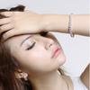 Fashion Crystal Roman Chain Bracelet With Sparkling Water Diamonds For Engagement Parties