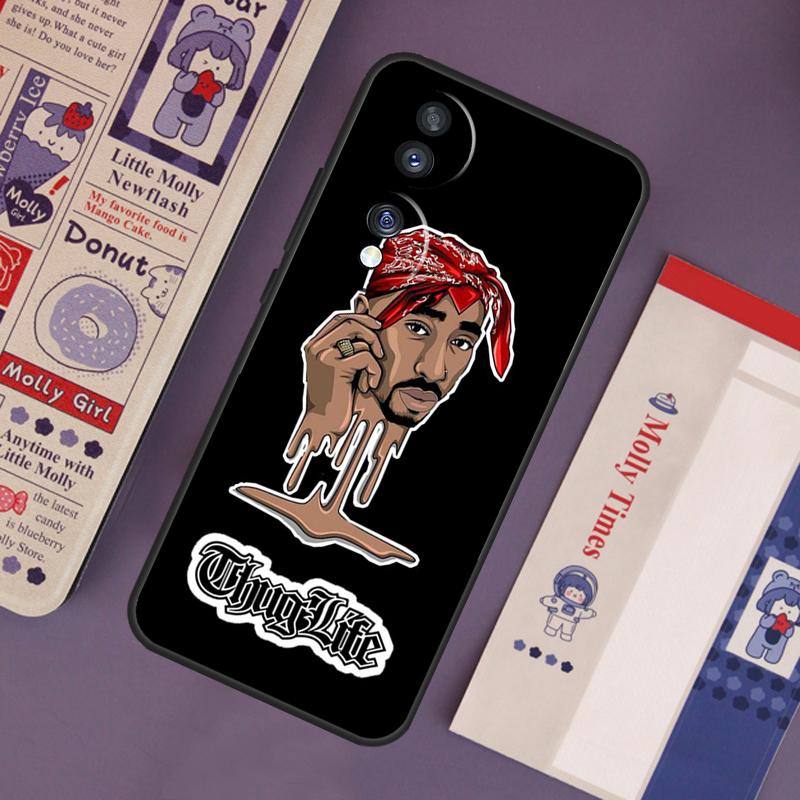 2Pac Hip Hop Singer Case For Honor 200 50 70 90 Lite X9b X9a X8b X8a X8 X9 X9c Honor Magic 7 Lite 6 5 Pro Cover