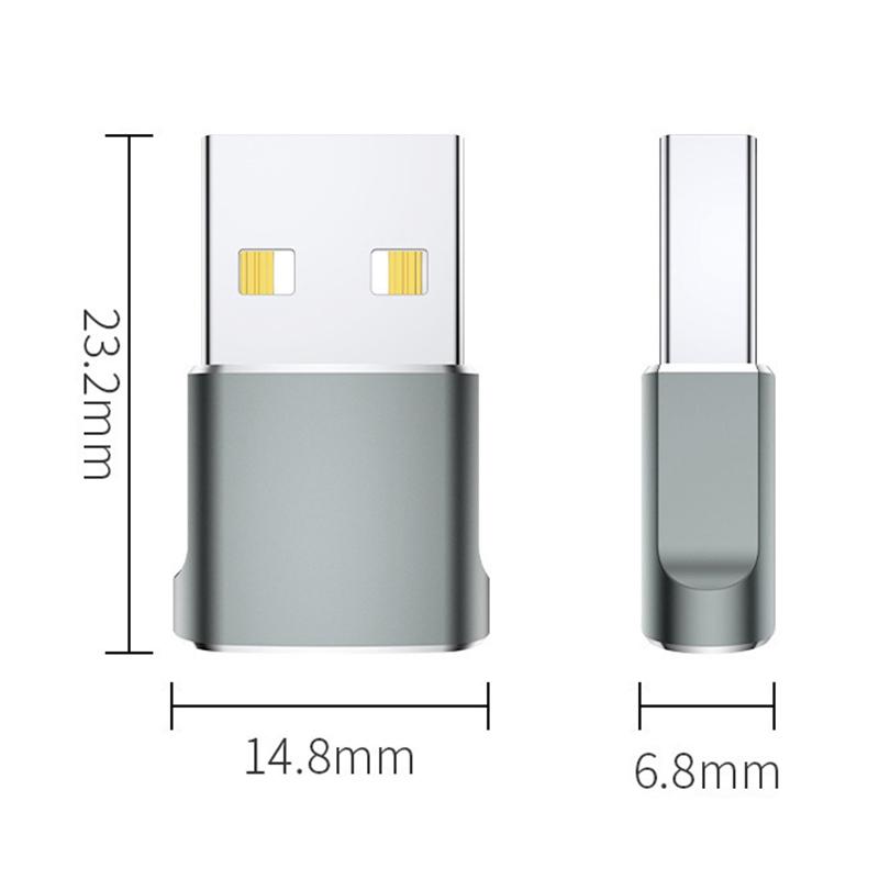USB OTG Hanne Til Type C Hunne Adapter Converter Type-C Kabeladapter USB-C Datalader