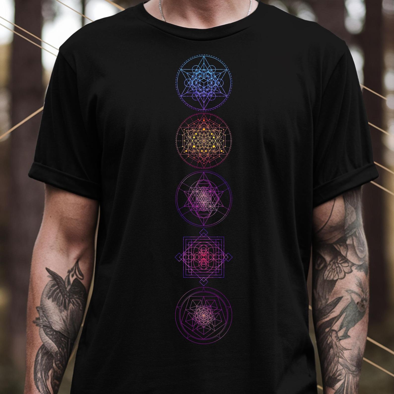 Flower of Life T-Shirt | Sacred Geometry Unisex Clothing S