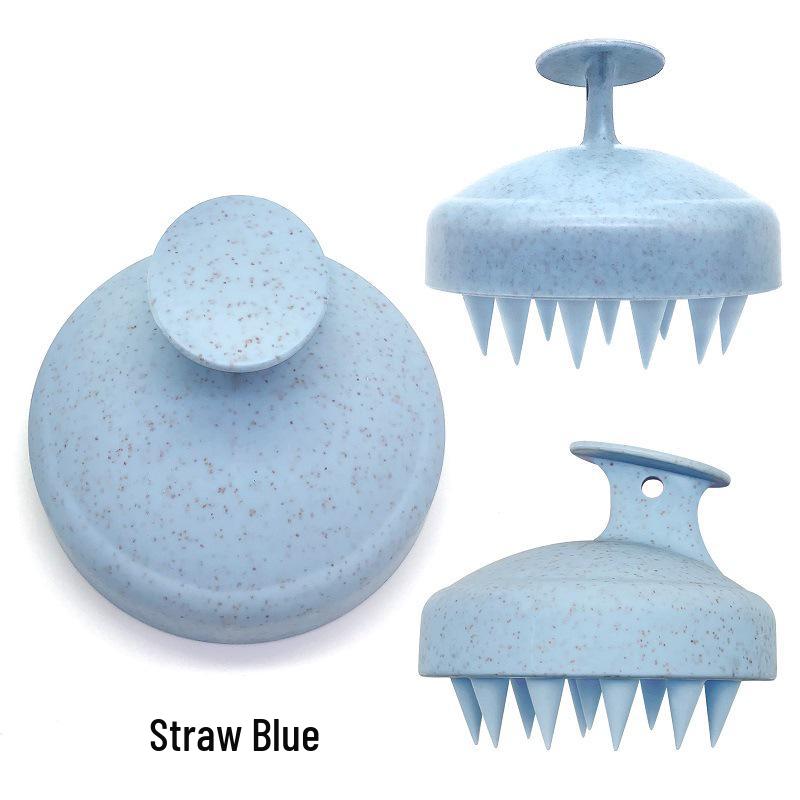 Korean Style Silicone Scalp Massager Soft Rubber Shampoo Brush