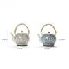 High Temperature Resistant Ceramic Teapot 1000ml Office Tea Pot Filter Household Blue and White Porcelain Kettle