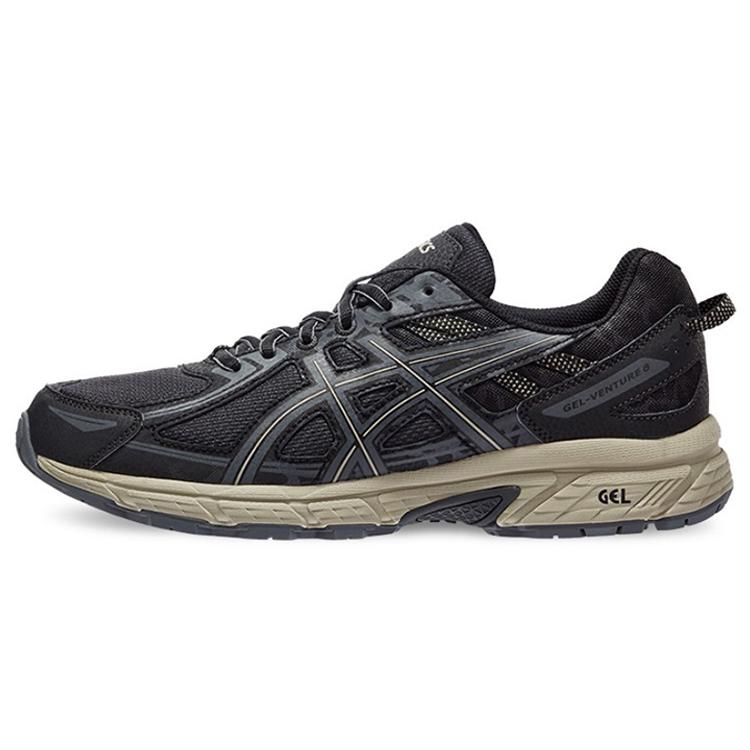 New Asics Gel Venture 6 Black Tan 1011B550-002