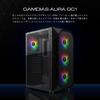 GAMDIAS AURA GC1 Gaming PC Case Mid Tower ATX Case Side Tempered Glass 4X 120mm ARGB Case with Fan Sync 5V RGB with Motherboard Tools Free