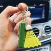 Creative Badminton Whistle Keychain: Small Sports Gift & Student Ornament