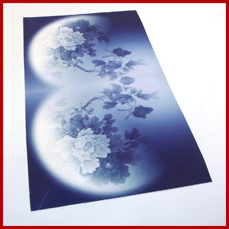 SMTA 29*49cm Knitted Fabric Cotton The Cloth Tissu Au Metre Flowers Embroidery Patchwork DIY Fabrics  1pcs Rayon Thicken