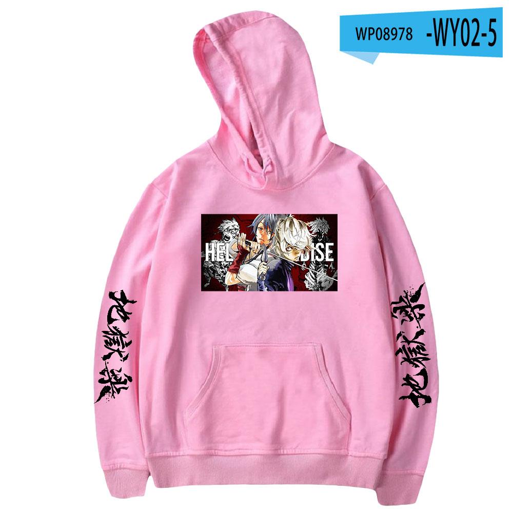 2023 Jigoku Raku Gabimaru Anime Hoodie Long Sleeve Woman Man Sweatshirts Harajuku Streetwear Jigokuraku Manga Clothes Hoodies