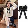 Shirt Bow Brooch Tie Women'S Black College Student School Uniform Graduation Temperament Collar Pin