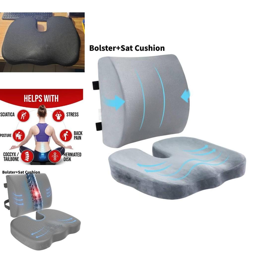 Ergonomic Memory Foam Car Seat Cushion Comfortable And Supportive Backrest For Office Chair