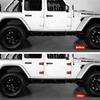 För Jeep JL Tillbehör Rött Dörrgångjärnsskydd för Jeep Wrangler JL JLU 2/4 Dörrar